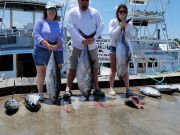 Phideaux Fishing, Steve with family and tuna