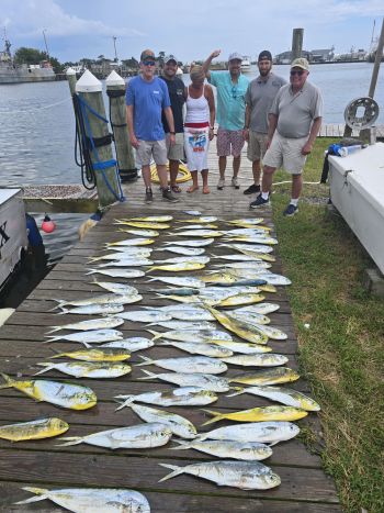 Phideaux Fishing Charters Outer Banks, Thanks Eric and gang, only 2 tangles!! Turned out to be a nice day