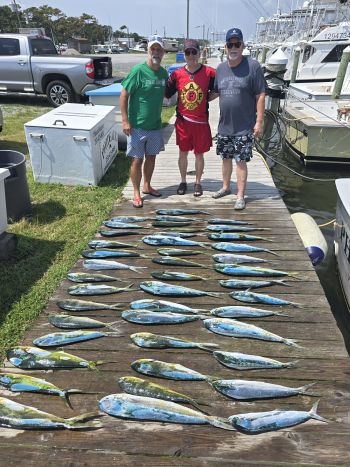 Phideaux Fishing Charters Outer Banks, Great Mahi Fishing Continues!